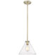 Aliza 1 Light 11 inch Modern Gold Indoor Pendant Ceiling Light